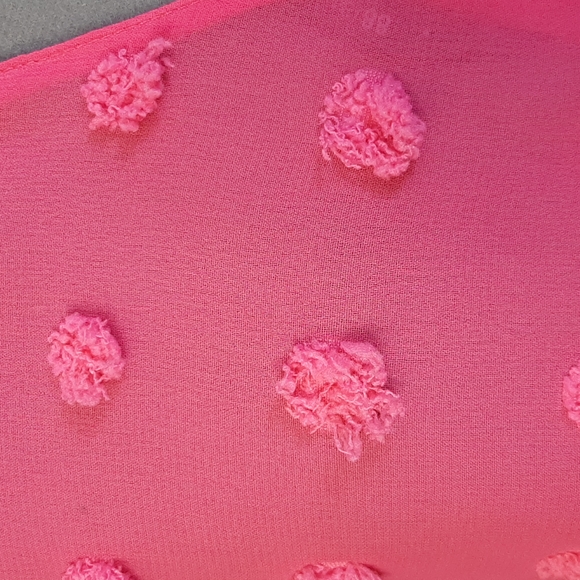 Xs pink sheer Zara shirt - Picture 3 of 5